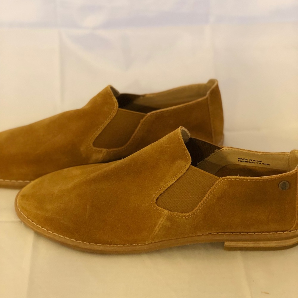 Hush Puppies Camel Suede Loafer